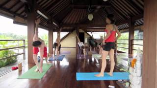 Raw Yoga Pilates Retreat Class Demo [upl. by Nyltyak]