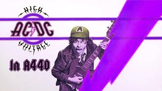 ACDC  High Voltage Full Album in A440 [upl. by Maddy]