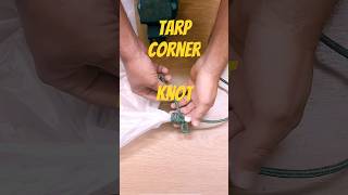 Amazing Knot Perfect For Tents  Tarp Corner how tutorial knot amazing tent [upl. by Airalednac]