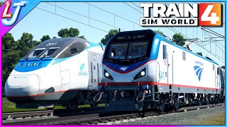 Train Sim World 4  American Amtrak Speed Test [upl. by Judah281]