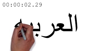 Animating your Arabic text for integration in VideoScribe software [upl. by Atiras163]