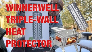 WINNERWELL TRIPLEWALL Heat Protector Chimney  Small Nomad Stove Update 🔥 [upl. by Ahseneuq]