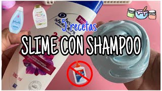 Cómo Hacer SLIME con SHAMPOO 🧴✨ ¡Probamos 5 Recetas [upl. by Kimberley]