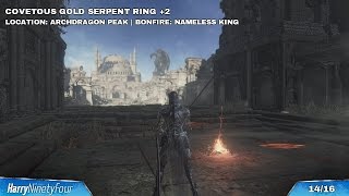 Dark Souls 3  All 2 Ring Locations New Game Rings [upl. by Terryl]