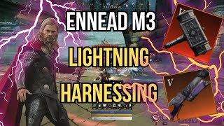 New World  Delos  S3 Ennead Ice M3  DPS POV  Blunderbuss Warhammer  Lightning Harnessing [upl. by Kwang156]