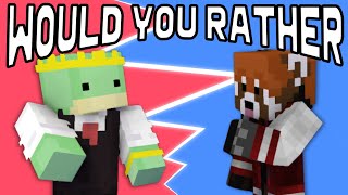 MINECRAFT quotWOULD YOU RATHERquot EDITION [upl. by Bozovich]