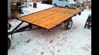 8x12 snowmobile tilt trailer [upl. by Corydon933]