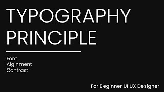 Typography principle  UI Design Tutorial in Tamil  UX Design Beginner [upl. by Eloci]