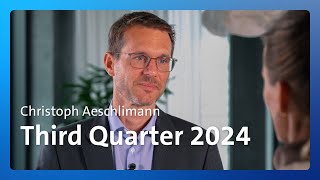 CEO Christoph Aeschlimann on the third quarter of 2024 [upl. by Ebanreb]