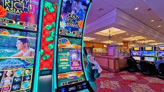 She Put 200 Into A Crazy Rich Asians Slot Machine At South Point Las Vegas [upl. by Animrac]