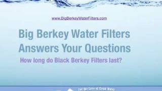 Black Berkey Water Purifiers  Life and Maintenance Video [upl. by Alrrats726]