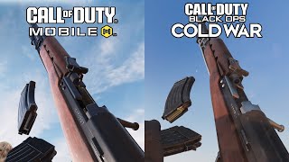 New Weapon Type 63｜COD Mobile vs Black Ops Cold War｜Weapon Comparison [upl. by Ansley]