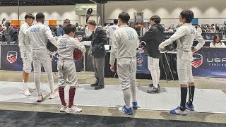 2024 Jan NACJunior Mens Épée pool 15 [upl. by Binetta]