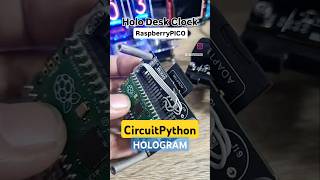 Holo DESKCLOCK RaspberryPICO trending circuitpython [upl. by Ilzel]