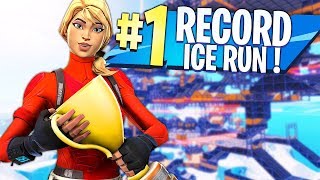 Les RECORDS de MA CARTE ICE RUN sur FORTNITE [upl. by Ellened]