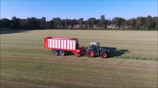 DRONE Ensilage dherbe au PaysBas [upl. by Ralyt]