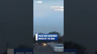 Footage from Northumbria police shows the moment an officer directly hit an oncoming driver [upl. by Adlanor395]