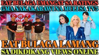 EAT BULAGA INANGKIN ANG RATINGS AT VIEWS ONLINE [upl. by Kelley242]