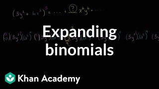 Determining coefficient in binomial expansion  Algebra II  Khan Academy [upl. by Drusy]