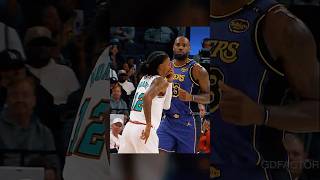 LeBron amp Ja Morant TAUNTING each other 😳 [upl. by Quiteri195]