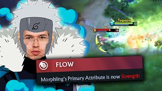 How Topson plays the NEW MORPHLING MID🌊 [upl. by Rexanna]