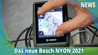 Bosch Nyon Display 2021  EBIKE24 News [upl. by Avilla]