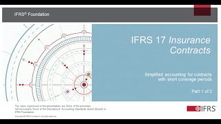 IFRS 17 Simplified accounting for contracts with short coverage periods Part 1 of 2 [upl. by Kiernan697]