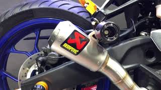 Akrapovic Yamaha R3 exhaust SY2SO11AHCSS [upl. by Saimerej412]