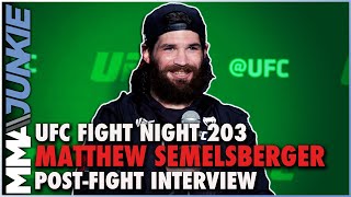 Matthew Semelsberger wants Ian Garry after exciting win  UFCVegas50 [upl. by Agem]