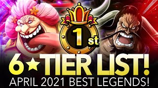 GLOBAL TIER LIST Best Legends April 2021 ONE PIECE Treasure Cruise [upl. by Enrak427]