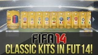 FIFA 14  How to get CLASSIC KITS in FUT14 [upl. by Hittel]