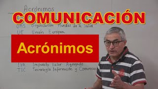 ¿Cómo se pronuncian los acrónimos  ¿Qué es un acrónimo Español ELE A1A2 [upl. by Chaffin]