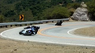 Yamaha R6 Lowside Crash 7152012 [upl. by Balcer]