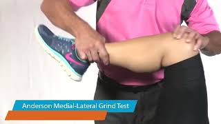 Medial Lateral Grind Test  HomeCEU [upl. by Biondo629]