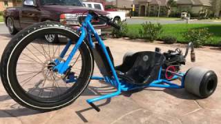 Motorized Drift Trike  Drift Trike Gang  Modified Phat Drifter [upl. by Garrick]