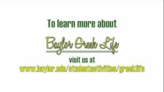 Greek Life Stats  Baylor University [upl. by Georgine]