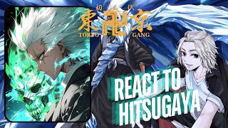 Tokyo revengers react to takemichi as hitsugaya toshiro  ichigo kurosaki  Bleach  Gacha life [upl. by Sukul]