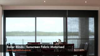 Creative Blinds amp Awnings Motorised Roller Blinds Ballina with Pelmets Ballina [upl. by Fulbert]