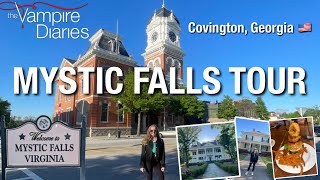 MYSTIC FALLS TOUR 2023  COVINGTON GEORGIA  The Vampire Diaries town USA ROAD TRIP PART 4 [upl. by Eoz]