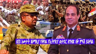 ለ20 አመታት በሶማሊያ የቆየው የኢትዮጵያ ወታደር ለግብጽ በቅ ምላሽ ይሰጣል Ethiopian soldier give a strong response to Egypt [upl. by Eikcor]