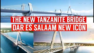 Tanzanite Bridge Dar es salaam Tanzania  The New Dar es salaam Icon [upl. by Eatnoed]