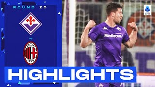 FiorentinaMilan 21  La Viola stun the Rossoneri in Florence Goals amp Highlights  Serie A 202223 [upl. by Evot]