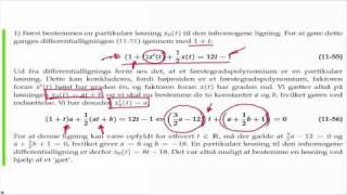 Eksempel Løsning af 1 ordens differentialligning uden panserformlen [upl. by Encratis545]