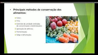 Higiene manipulação e conservação de alimentos [upl. by Ettegroeg]