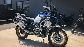 2019 BMW R1250GS Adventure  Walkaround amp First Ride Review [upl. by Nivahb]