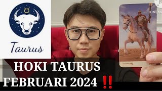 RAMALAN TAURUS FEBRUARI 2024 ‼️PERUNTUNGAN BARU ZODIAK INI ASMARA KARIR KEUANGAN [upl. by Nede912]