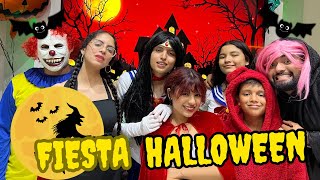 HICIMOS UNA FIESTA DE HALLOWEEN  UN PAYASO MALDITO NOS PERSIGUE 😱 [upl. by Nnaid851]