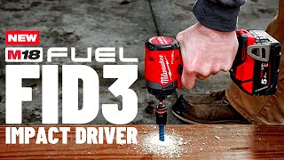 The New Gen 4 Milwaukee M18 FID3 FUEL Impact Driver Review [upl. by Athiste641]