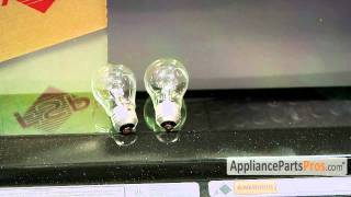 How To WhirlpoolKitchenAidMaytag Light Bulb 8009 [upl. by Larrabee]