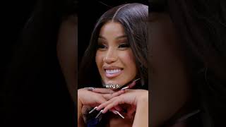 Cardi Bs reaction to every wing on Hot Ones 🥵🔥 [upl. by Ahsyia]